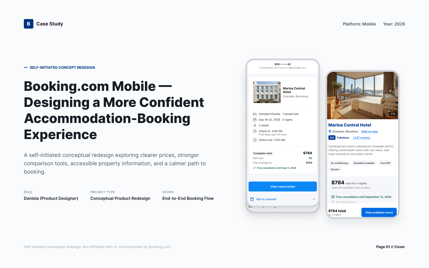 Cover artwork for the Booking.com Mobile case study