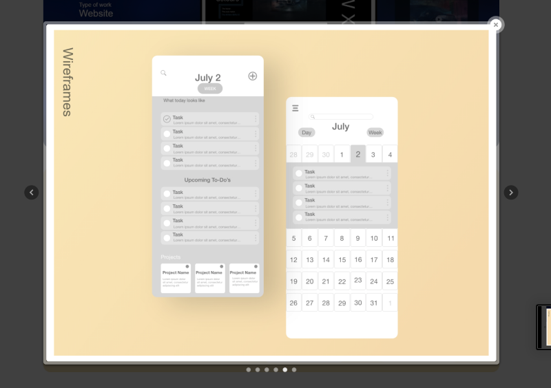 Original 2021 Calendar & Task Planner concept, screen 6 of 6