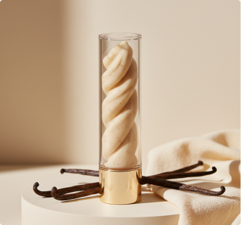 Dewy Jasmine hand cream tube with soft botanical styling